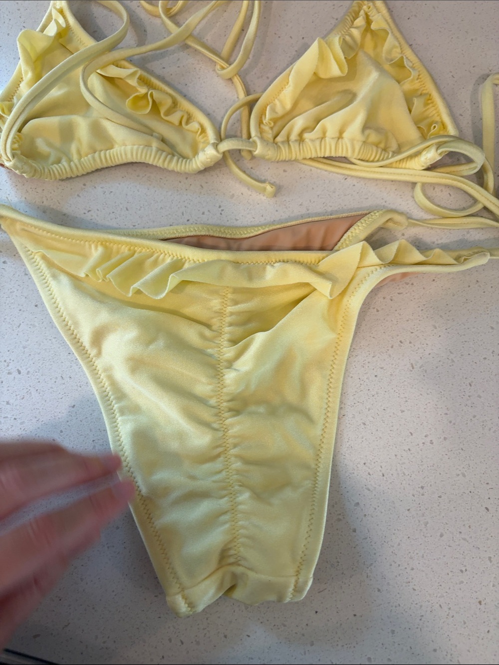 Shani Shemer Yellow Ruffle Bikini Set - Picture 5 of 5